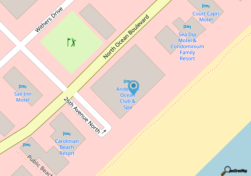 Anderson Ocean Club & Spa map location