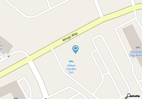Hilton Garden Inn Mount Pleasant map location