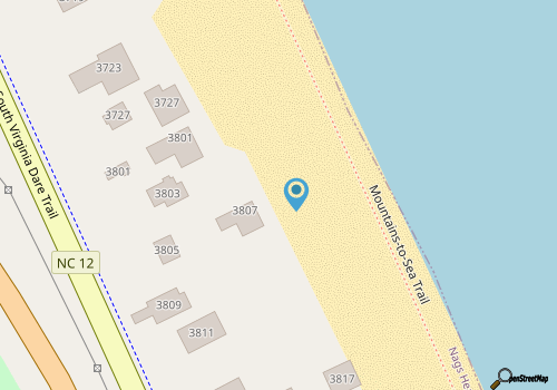 The Beach House map location