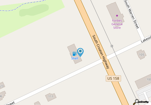 Shell map location