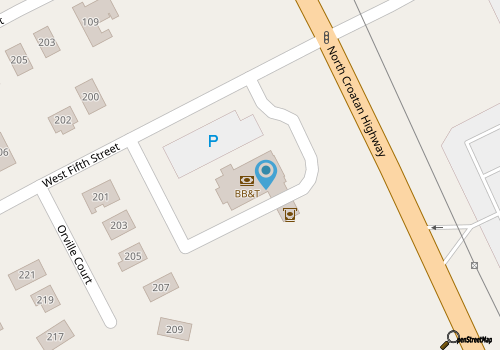 BB&T (Branch Banking & Trust) map location