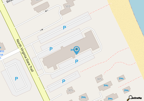 Quality Inn Carolina Oceanfront map location