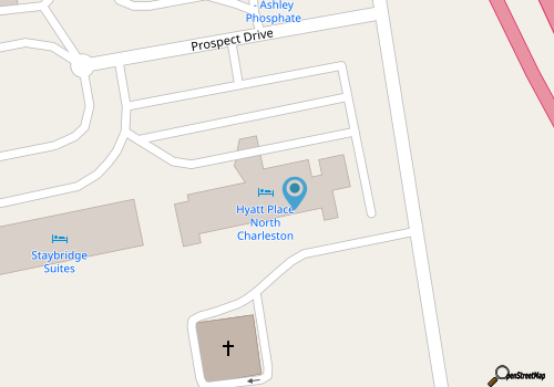 Hyatt Place North Charleston map location