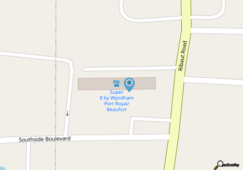 Super 8 Port Royal / Beaufort map location
