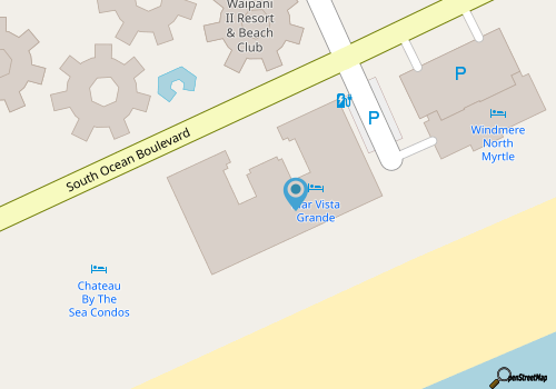 Mar Vista Grande Resort North Myrtle Beach map location