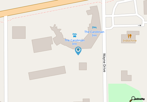 The Carolinian Inn map location