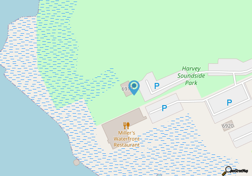 Harvey Soundside Park map location
