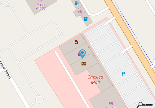 U.S. Post Office map location