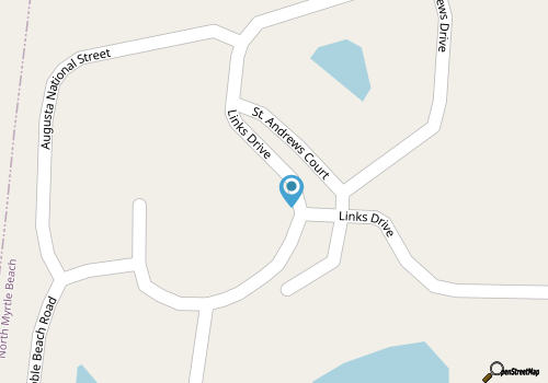 Links Golf and Racquet Club Resort North Myrtle Beach map location