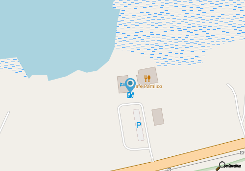 The Inn on Pamlico Sound map location