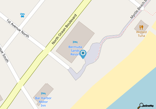 Bermuda Sands Motel map location