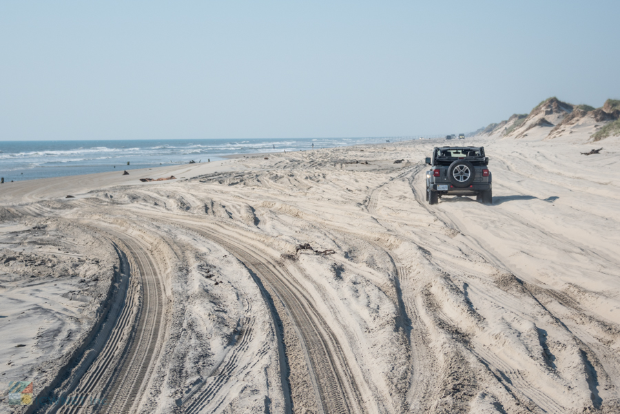 An empty stretch of Carova Beach