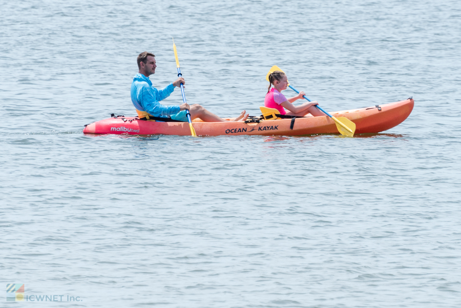 Kayaking in Haulover on Hatteras Island