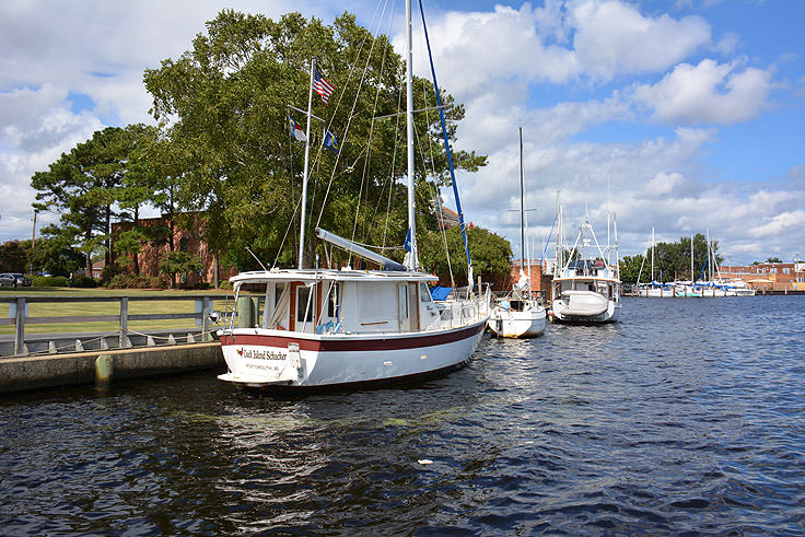 The Elizabeth City waterfront