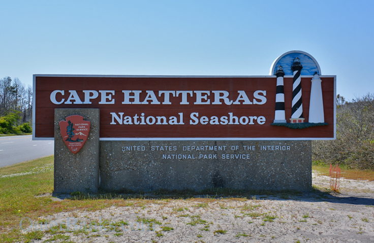 Entering Cape Hatteras National Seashore