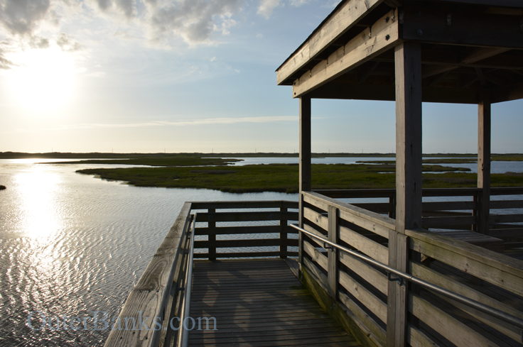 The marsh observatory at Bodie Island Lighthouse
