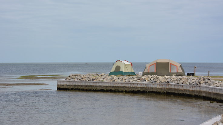 A soundside campground in Frisco