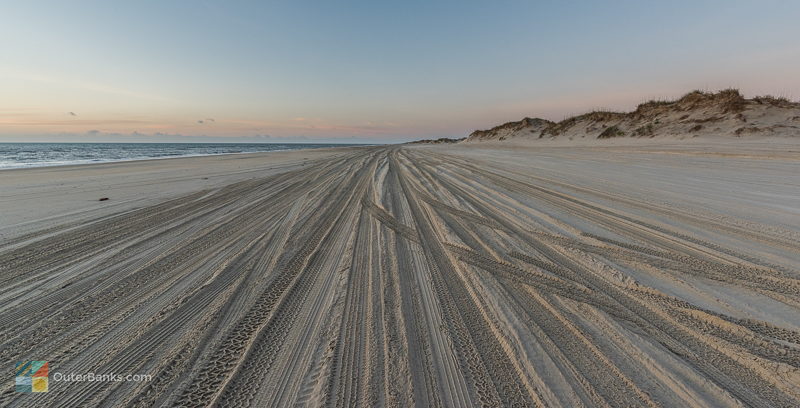 4x4 Beach Access Ramp at the North end of NC 12 in Corolla
