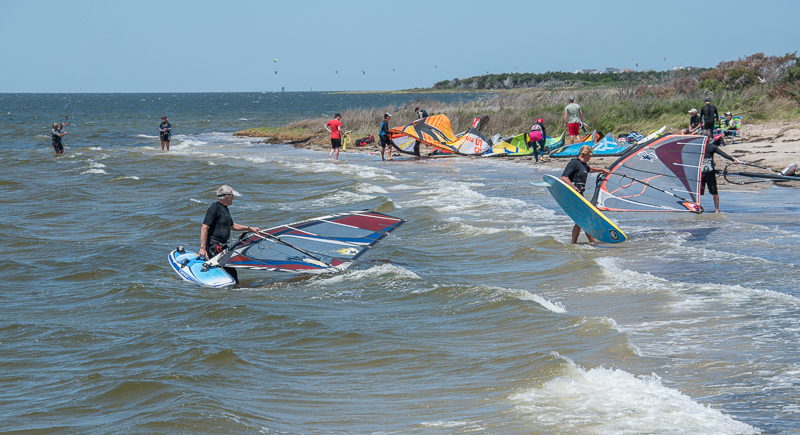 Windsurfing in Rodanthe, NC