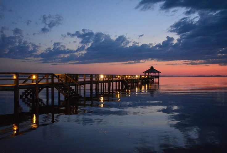 Currituck Sound at sunset