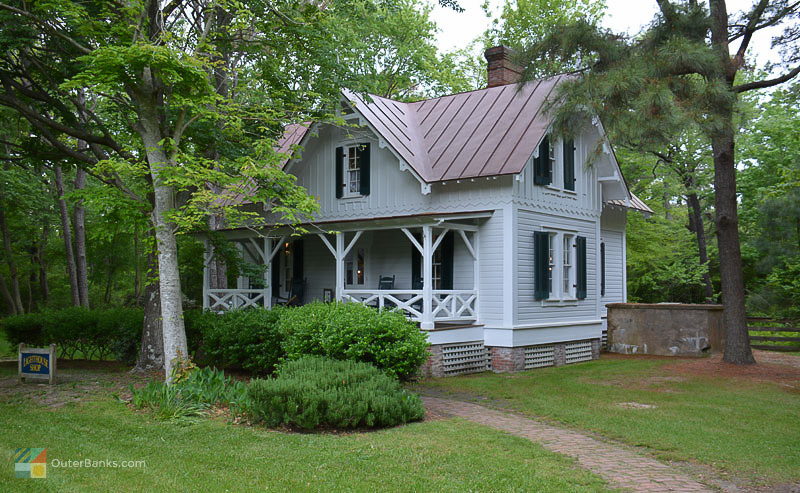 The lightkeeper's house at Currituck Beach Lighthouse