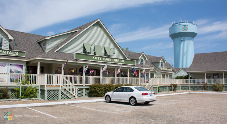 One of several walkable boutique shopping centers.