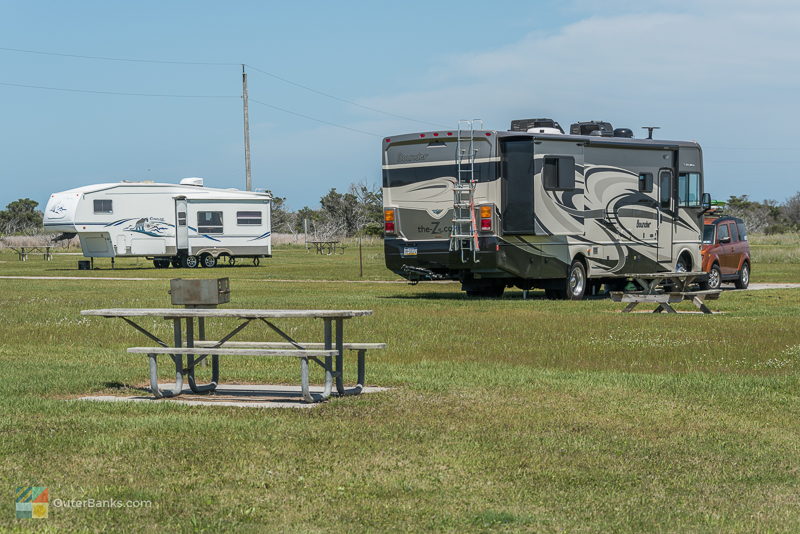 There are multiple RV parks on Hatteras Island