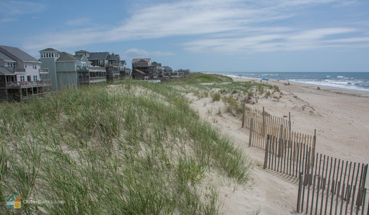 Oceanfront homes in Hatteras