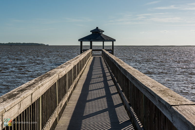 Soundside dock in Kill Devil Hills, NC