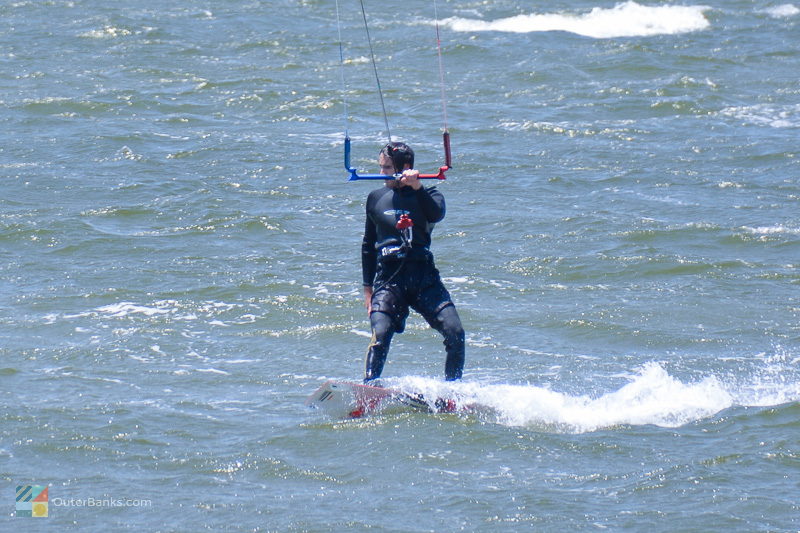 Kiteboarding in Pamlico Sound