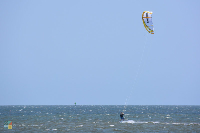 Kiteboarding in Pamlico Sound