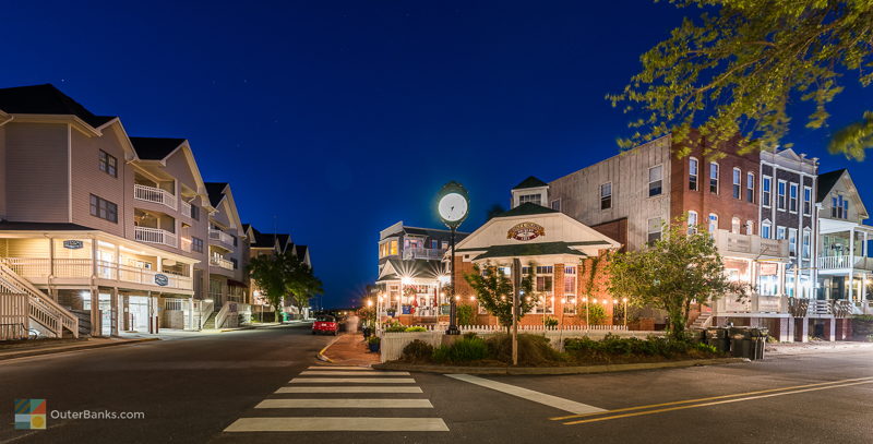 Downtown Manteo on Roanoke Island