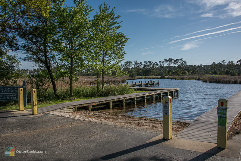 Public boat access to Croatan Sound