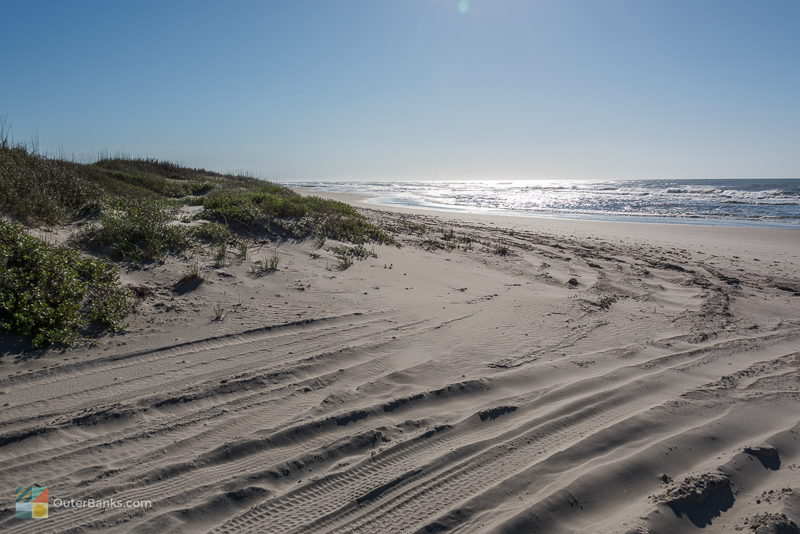 4x4 beach on Ocracoke Island