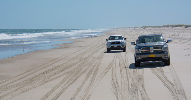 Portsmouth Island 4x4 beach