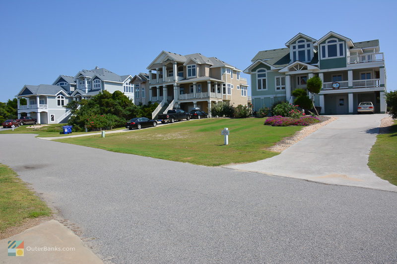 Some oceanfront Outer Banks homes