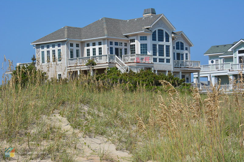 An oceanfront home on the Outer Banks