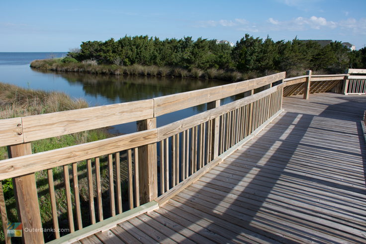 Bike path next to NC-12 in Salvo