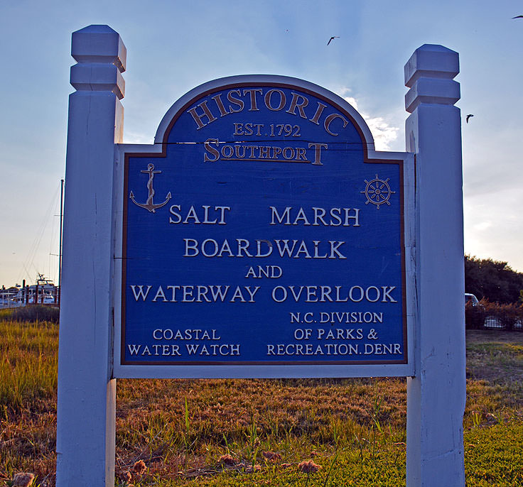 The Marsh Walk in Southport, NC