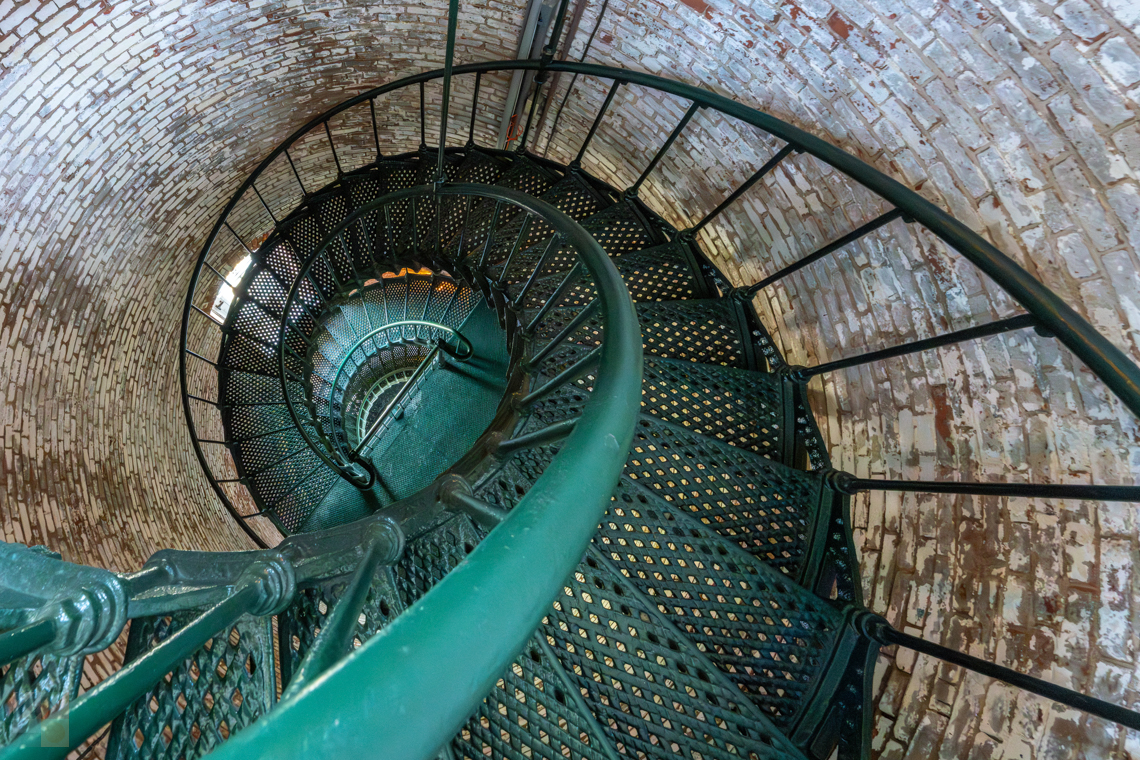 Climbing Currituck Beach Lighthouse