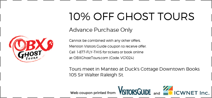 10% OFF GHOST TOURS