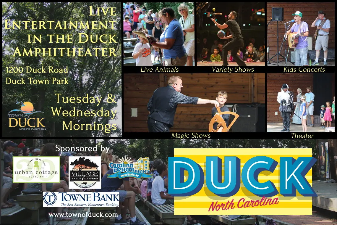 Live Entertainment at the Duck Ampitheater