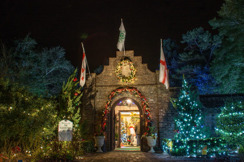 Winter Lights At Elizabethan Gardens Outerbanks Com