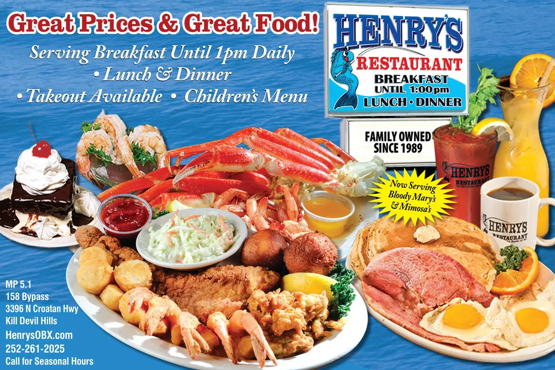 Top Outer Banks Seafood For 2018 Outerbanks Henry S Restaurant