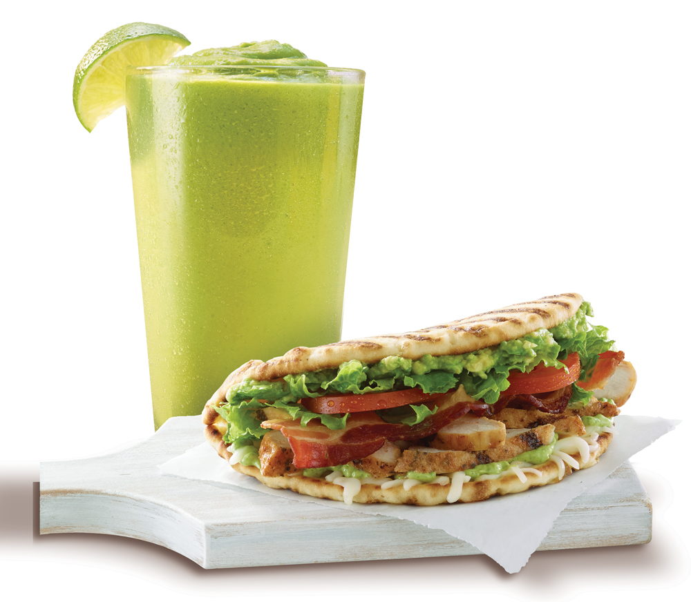 Tropical Smoothie Cafe smoothies and sandwiches
