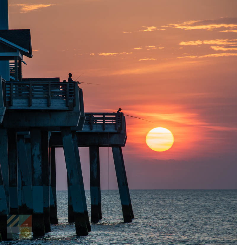 Jennettes Pier at sunrise