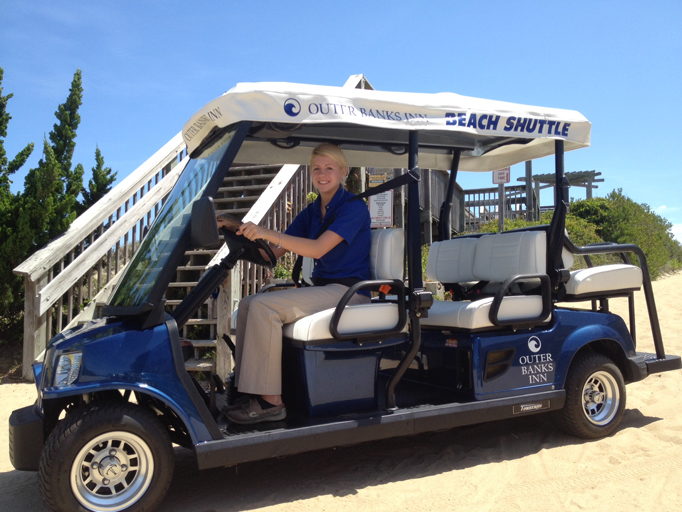 Outer Banks Inn beach shuttle