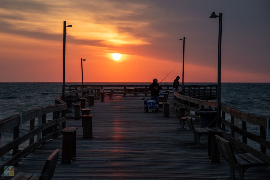 OBX Fishing Pier sunrise