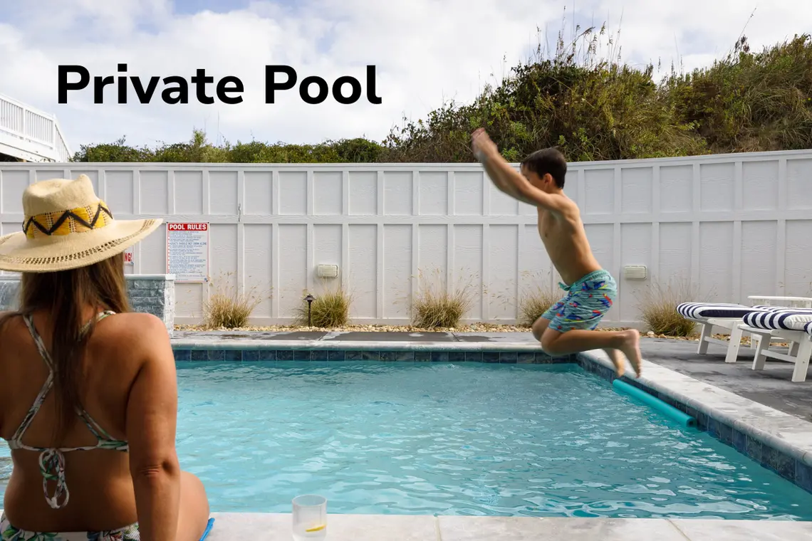 Twiddy private pool vacation rental homes