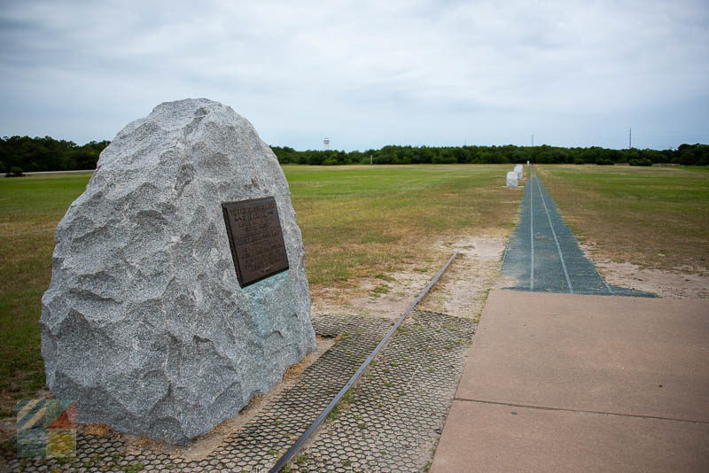 Wright Brothers National Memorial flight path (walkable)